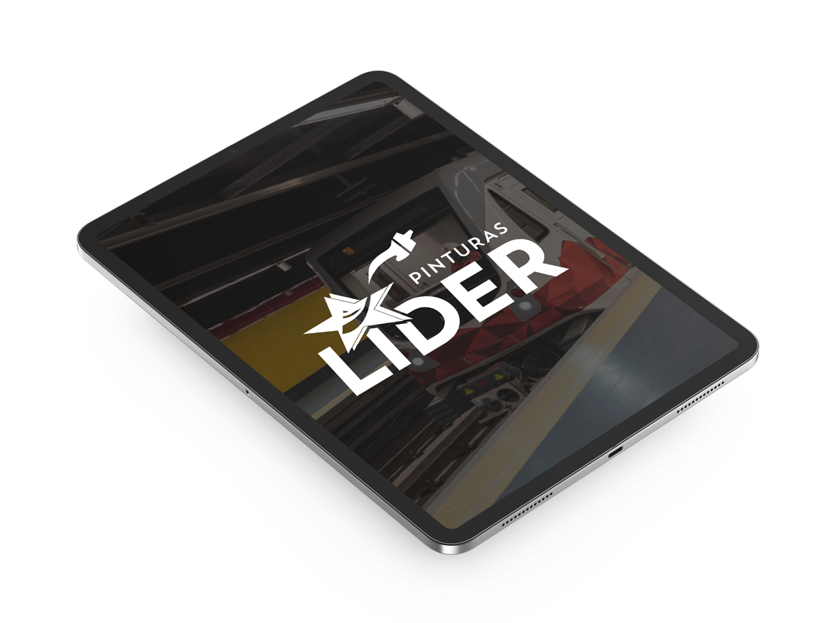 Tablet logo - Pinturas Líder