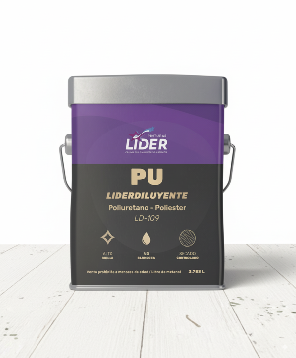 LIDERDILUYENTE LD-T109 – Thinner para Poliuretano de Alto Rendimiento